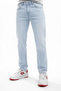 Men Slim Fit Mid-Rise Light Fade Stretchable Jeans