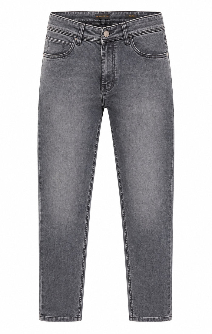 Men Slim Fit Mid-Rise Light Fade Stretchable Jeans