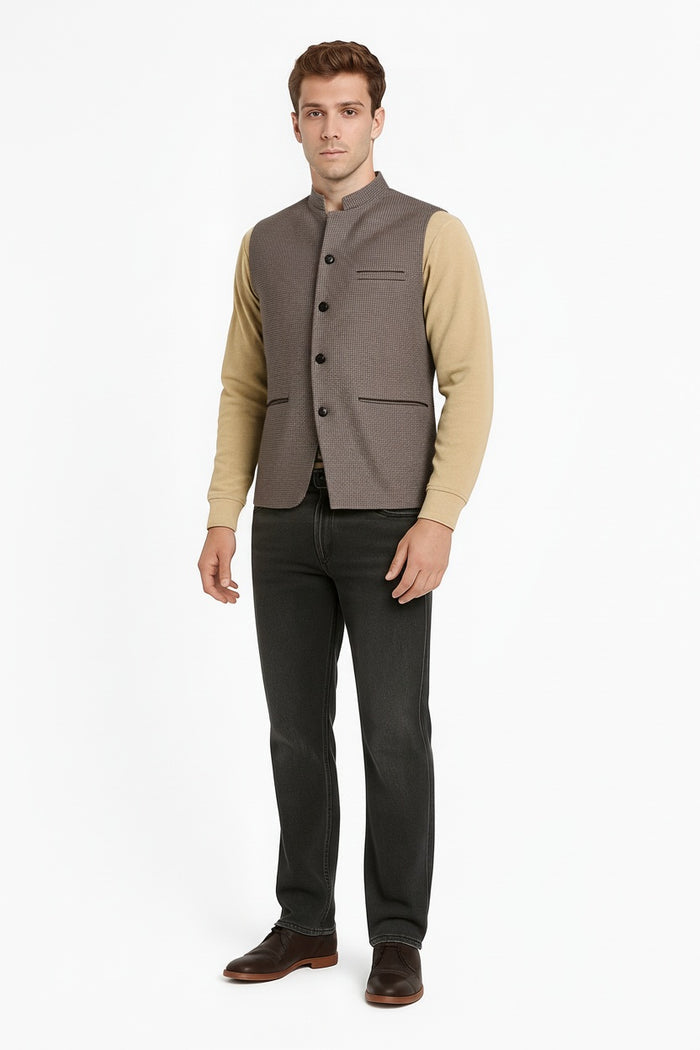 Men Solid Coat