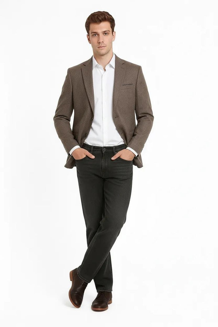 Men Solid Coat