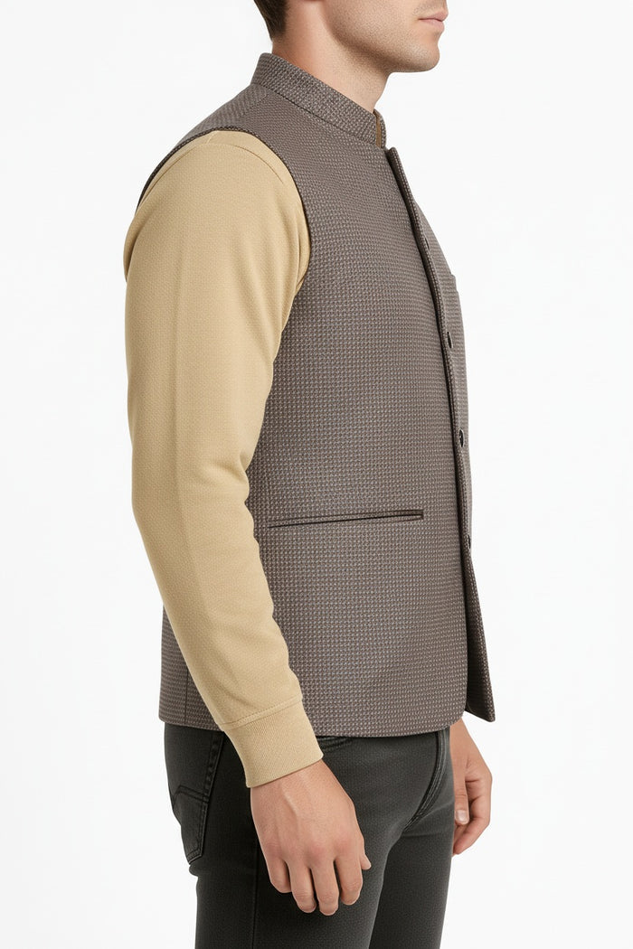 Men Solid Coat