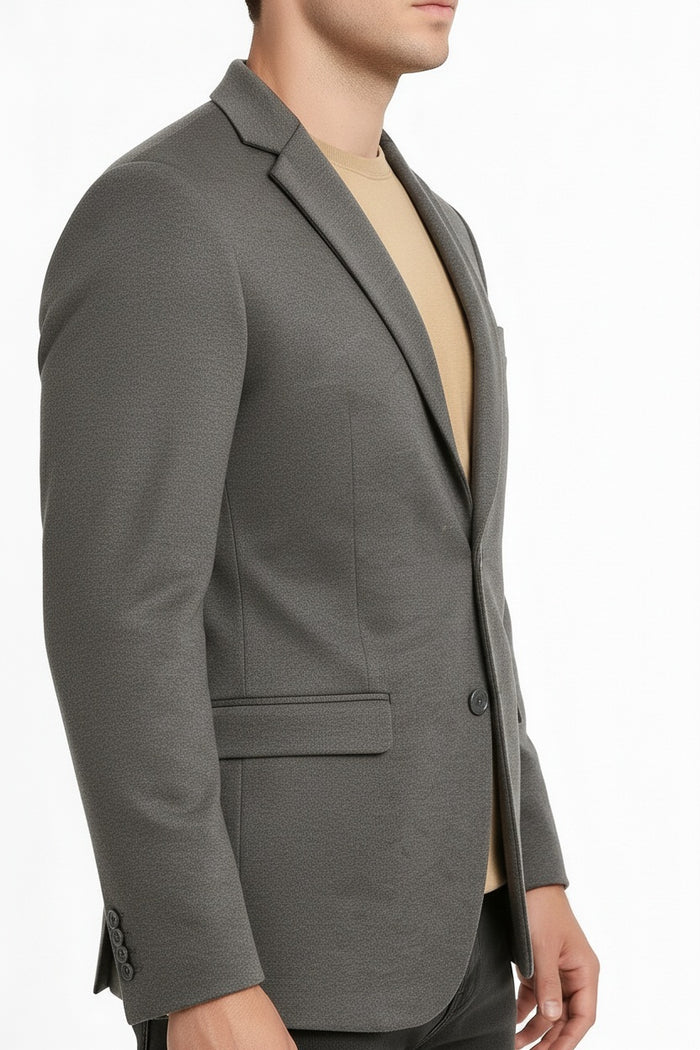Men Solid Coat