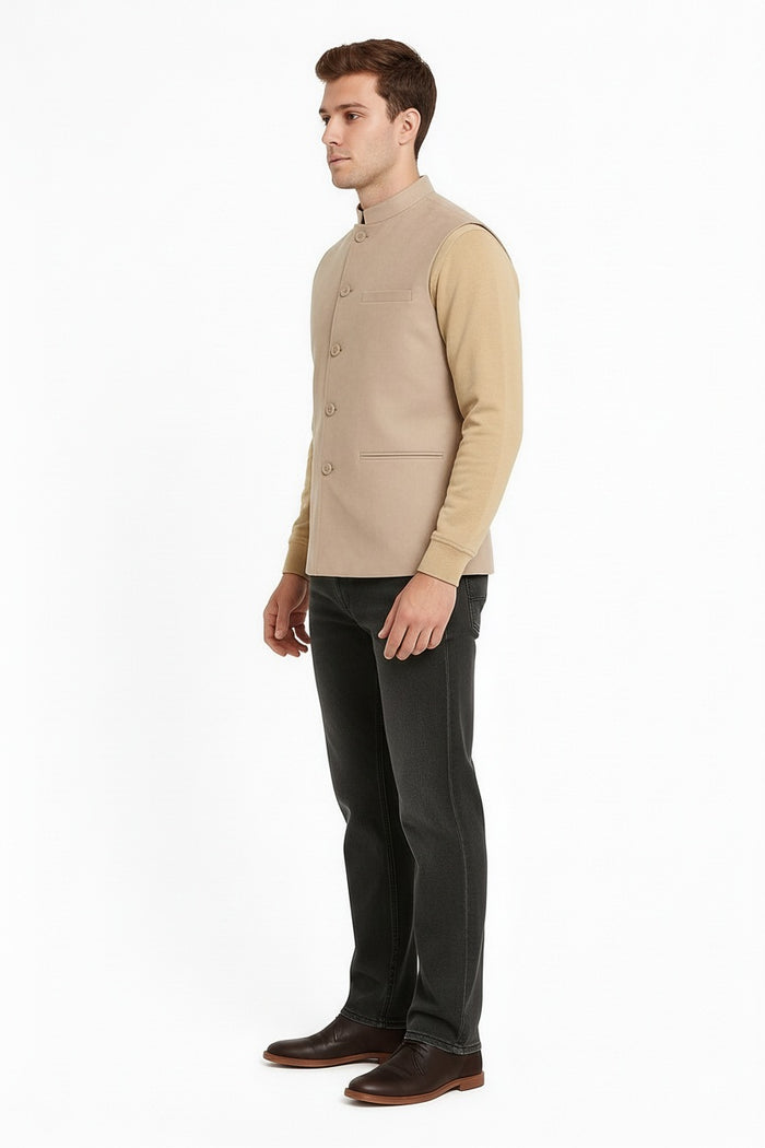 Men Solid Coat