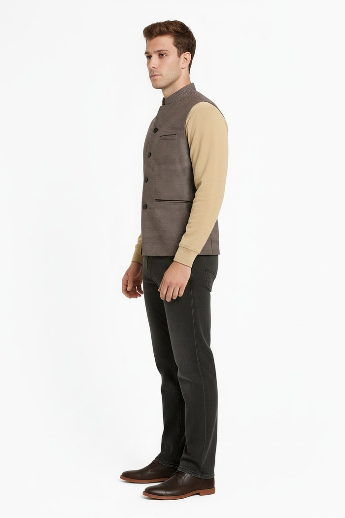 Men Solid Coat