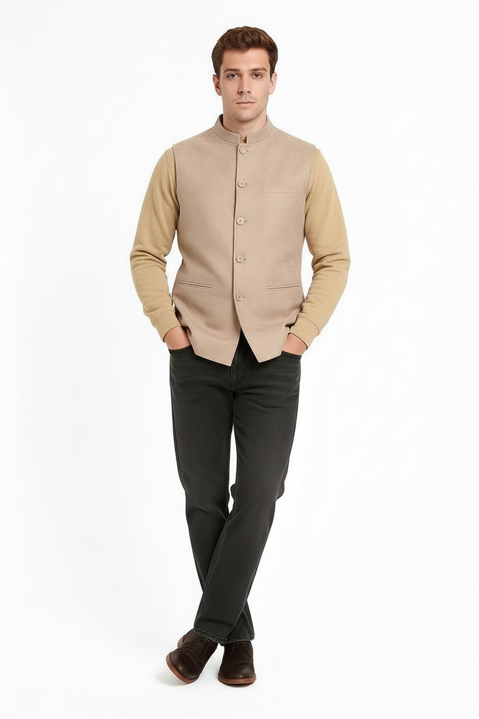 Men Solid Coat