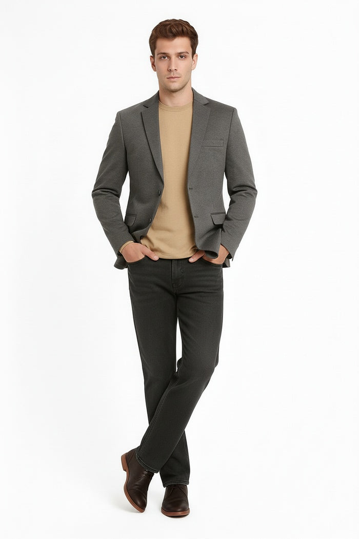 Men Solid Coat
