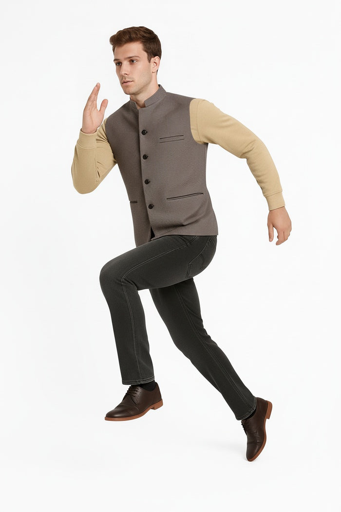 Men Solid Coat