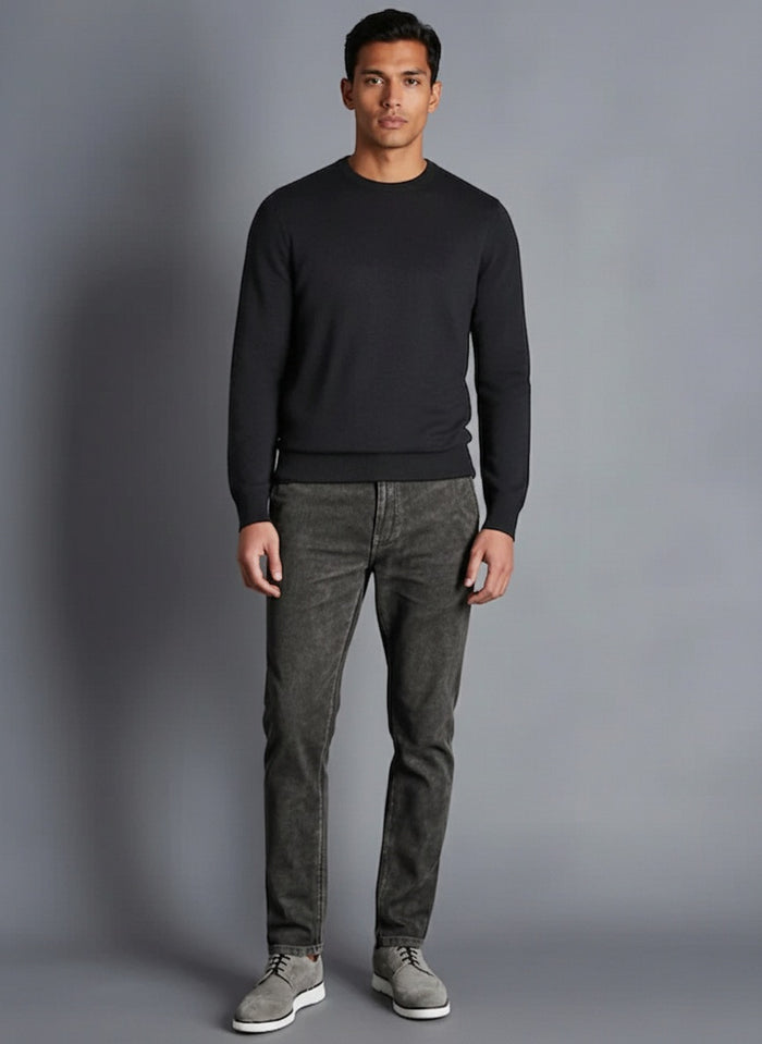 Men Solid Trousers