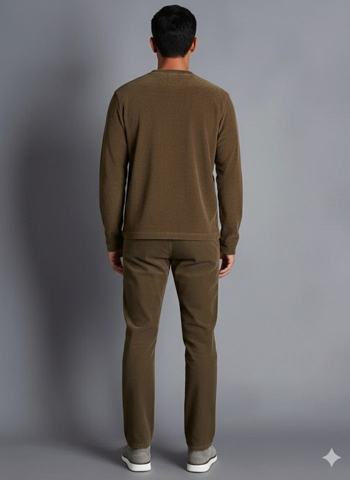 Men Solid Trousers