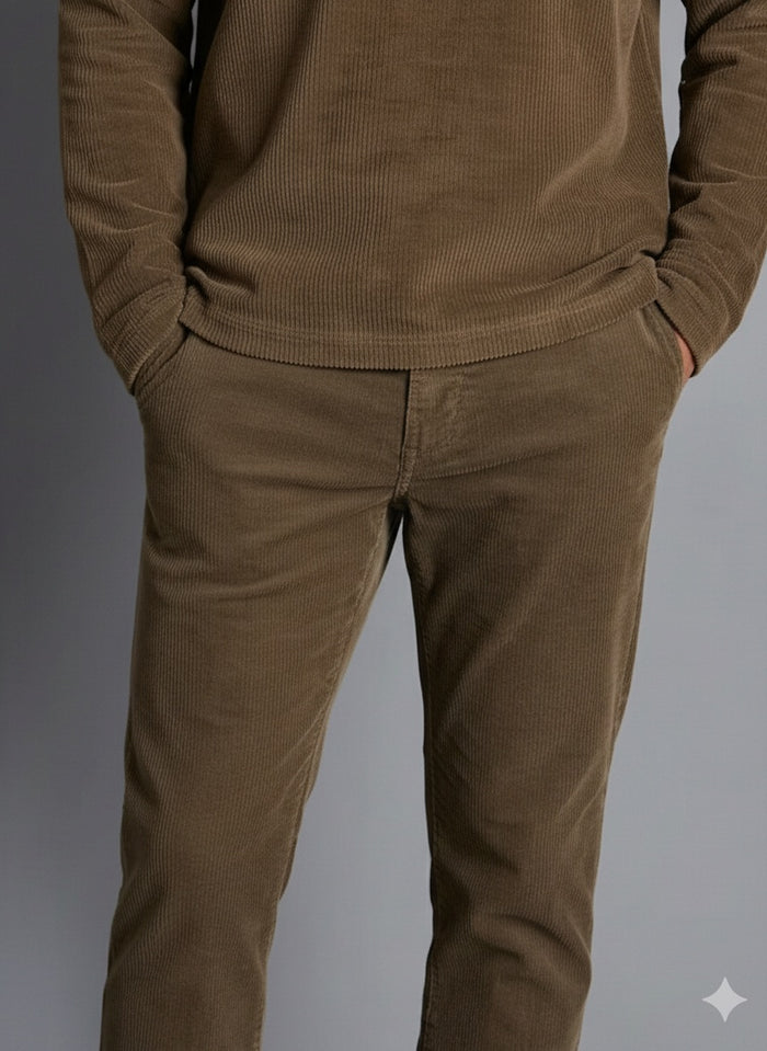 Men Solid Trousers
