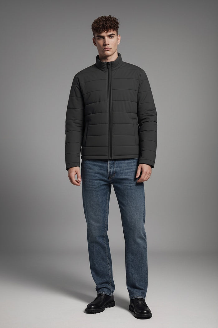 Men Stone Lightweight Puffer Jacket