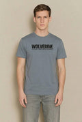 Men Storm Typography Printed Round Neck Cotton T-shirt