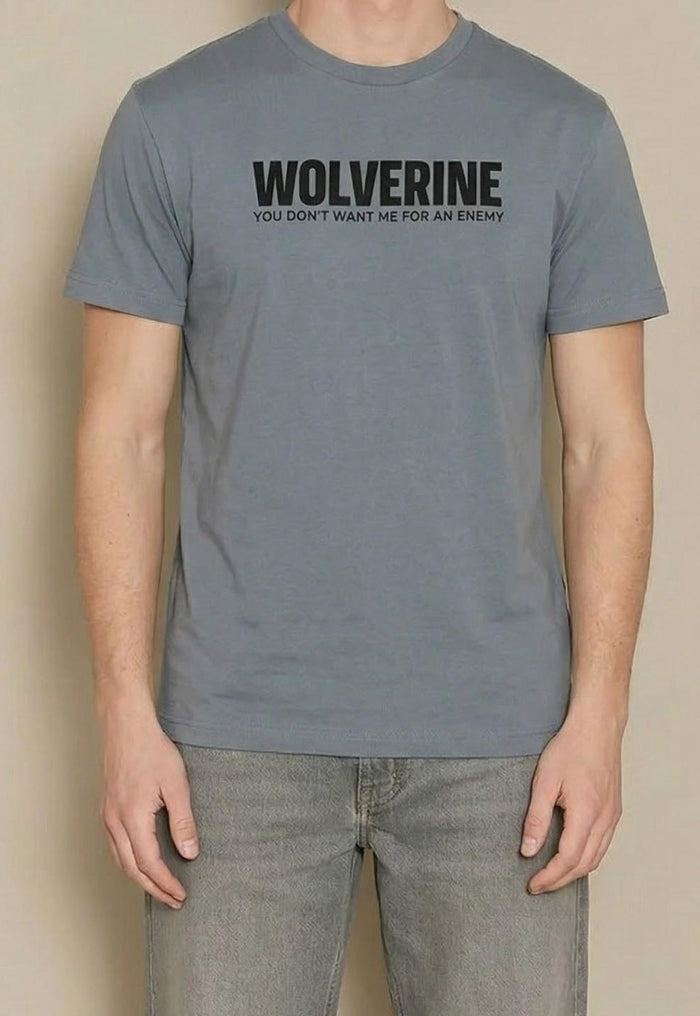 Men Storm Typography Printed Round Neck Cotton T-shirt