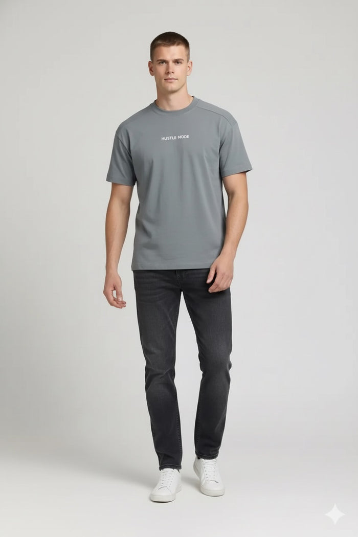Men Storm Typography Printed T-shirt