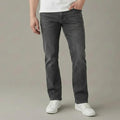 Men Straight Fit Mid-Rise Light Fade Stretchable Jeans