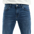 Men Straight Fit Mid-Rise Light Fade Stretchable Jeans