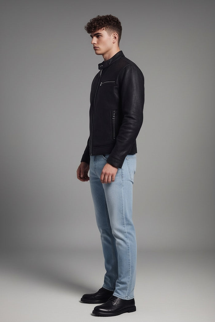 Men Straight Fit Mid-Rise Light Fade Stretchable Jeans