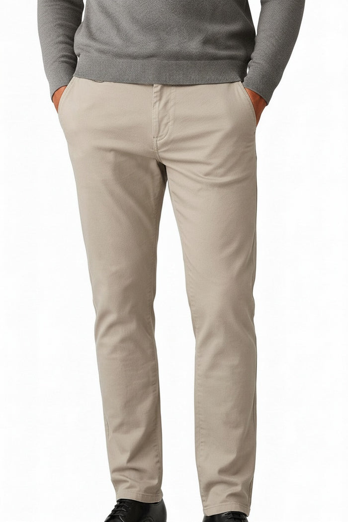 Men Trousers Solid Trousers