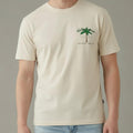 Men Vanilla Typography Printed Tropical T-shirt