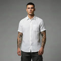 Men White Casual Shirt