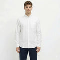 Men White Casual Shirt