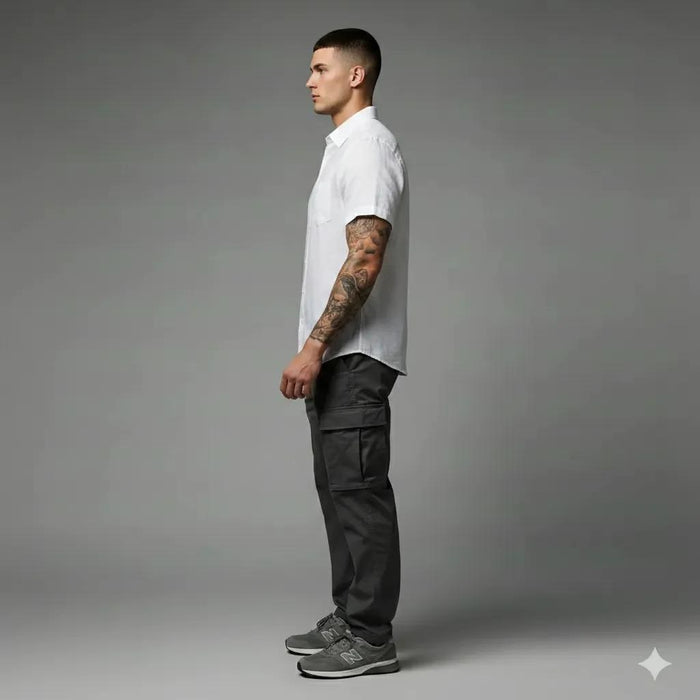 Men White Casual Shirt