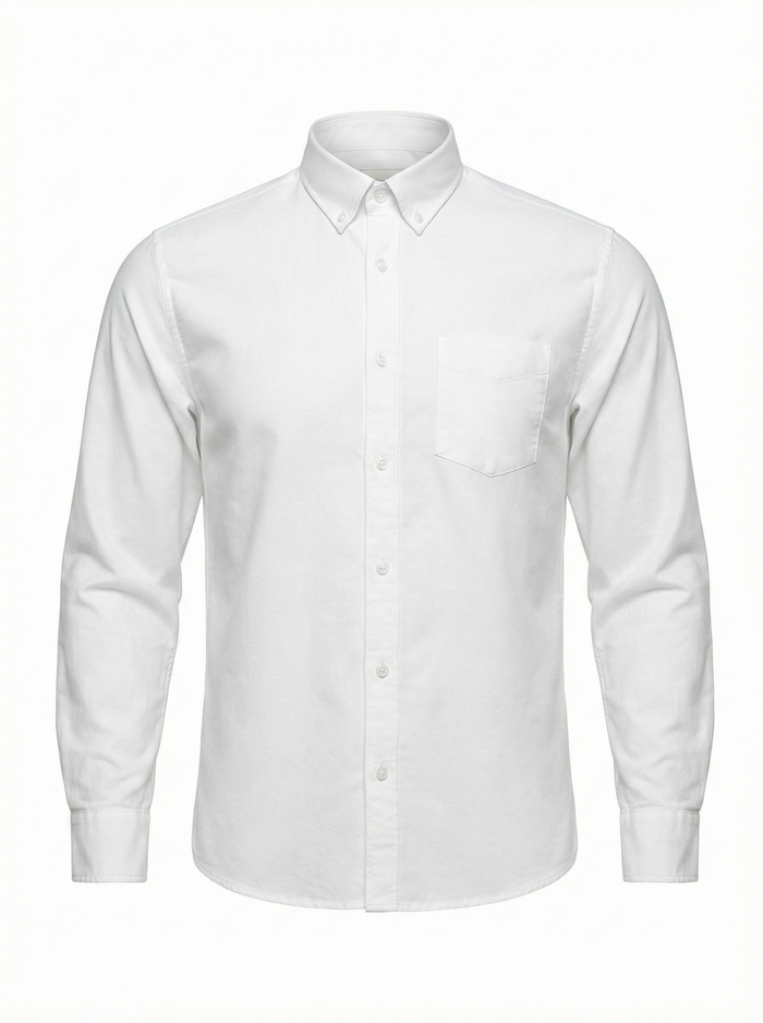 Men White Casual Shirt