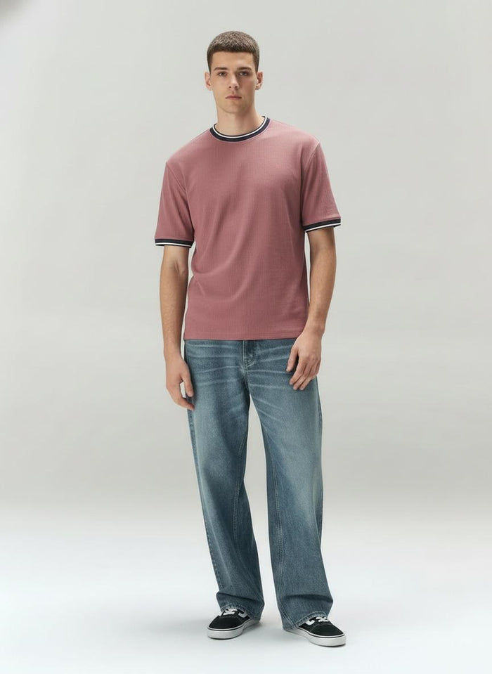 Men Wood Rose T-shirt