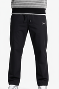 Men’s Black Poplin Lycra Cotton Lower with Drawstring