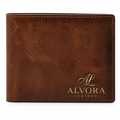 Men’s Brown Leather Bifold Wallet