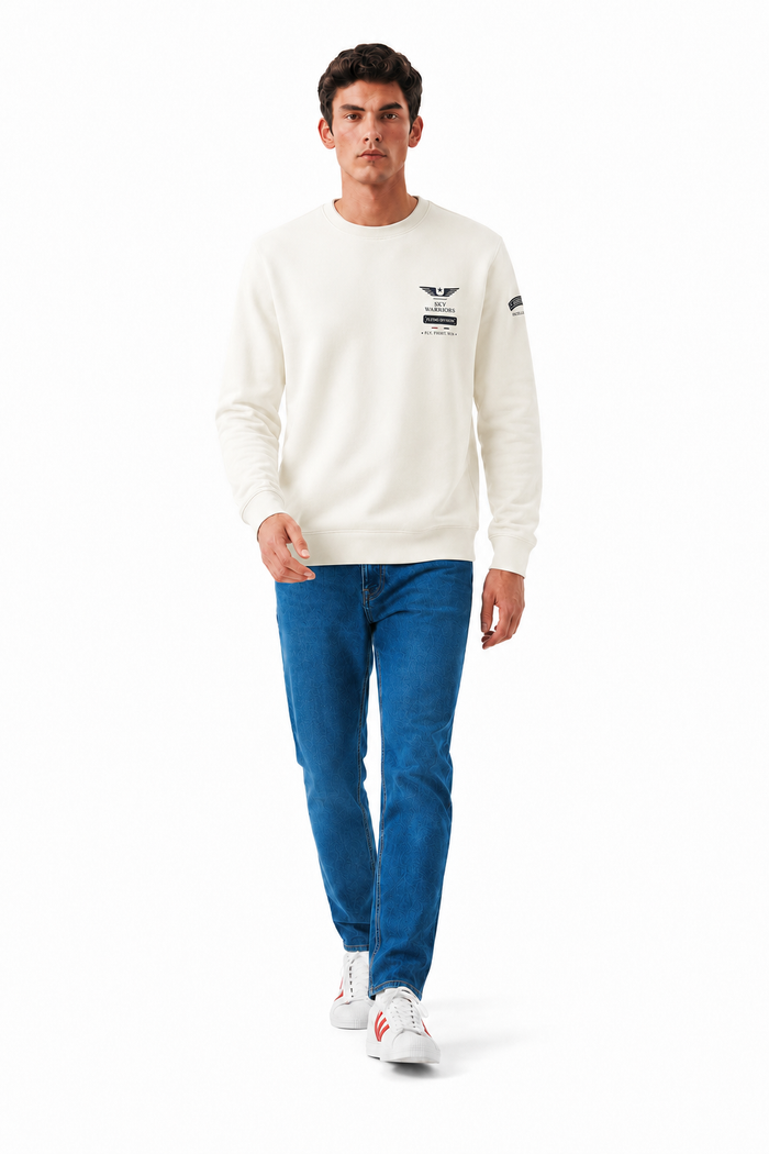 Men’s  Cotton Pique Winter Sweatshirt