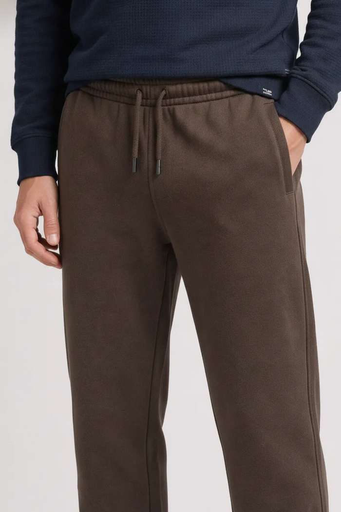 Men’s Espresso Melange Premium German Velvet  Lower with Drawstring