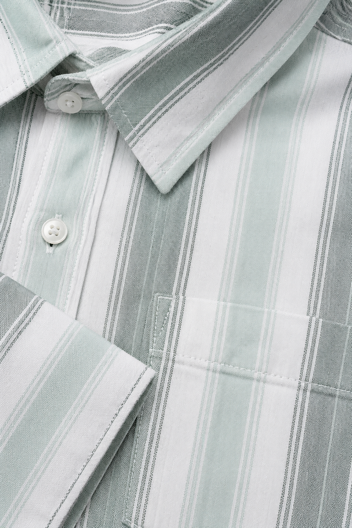Men’s Fern Oxford Full Sleeve Shirt – Regular Fit