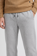 Men’s Grey Melange Premium German Velvet  Lower with Drawstring