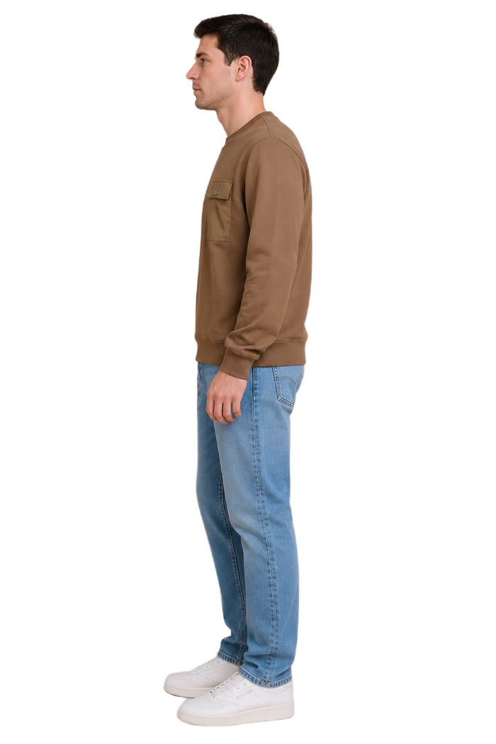Men’s Ice Blue Denim Regular Fit Jeans | Mid-Rise Five-Pocket Washed Casual Jeans