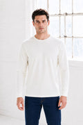 Men’s Off-White Knit Interlock Full Sleeve Pre-Winter Sweatshirts