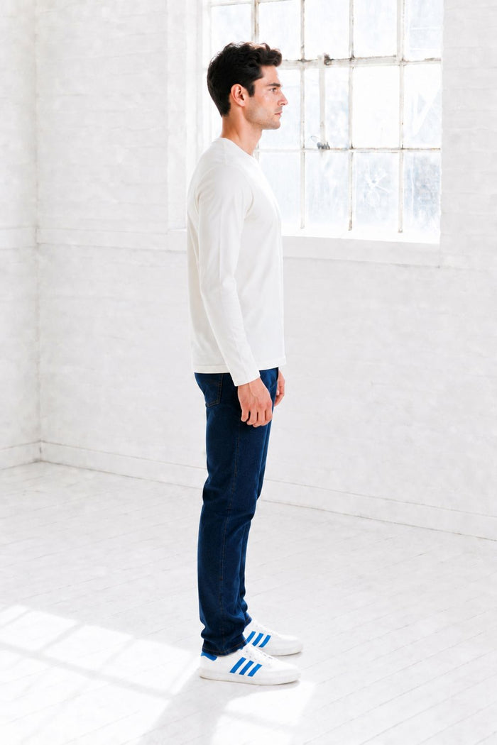 Men’s Off-White Knit Interlock Full Sleeve Pre-Winter Sweatshirts