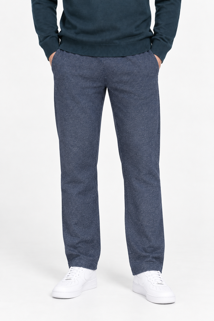 Men’s Midnight Cotton Brushed Fleece Lower – Regular Fit Winter Track Pants