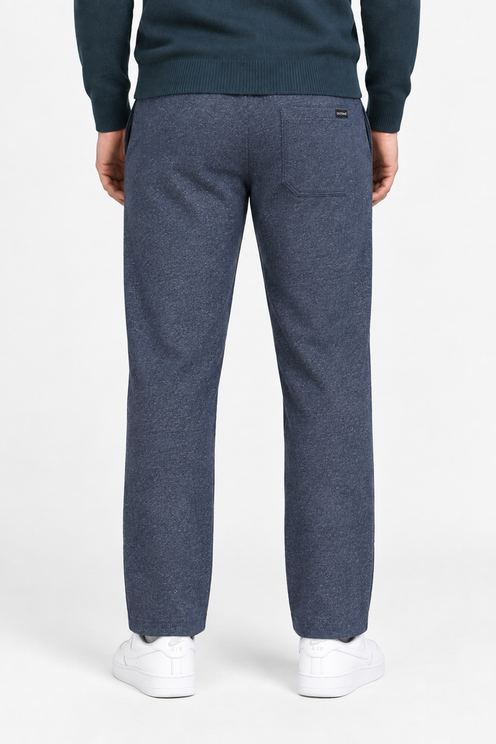 Men’s Midnight Cotton Brushed Fleece Lower – Regular Fit Winter Track Pants