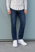 Men’s Olive Tint Straight Fit Denim Jeans | Mid-Rise Stretchable Five-Pocket Casual Jeans