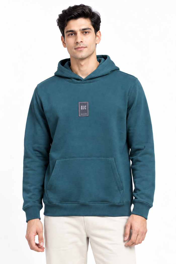 Men’s Pacific Cotton Brushed Fleece Hooded Sweatshirt – Regular Fit