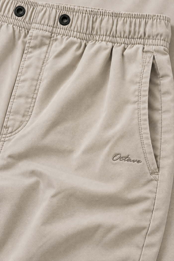 Men’s Poplin Sand Lower in  – Regular Fit Woven Casual Pants