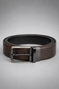 Men's Reversible Black & Tan Leather Belt | Premium Dual-Sided Belt
