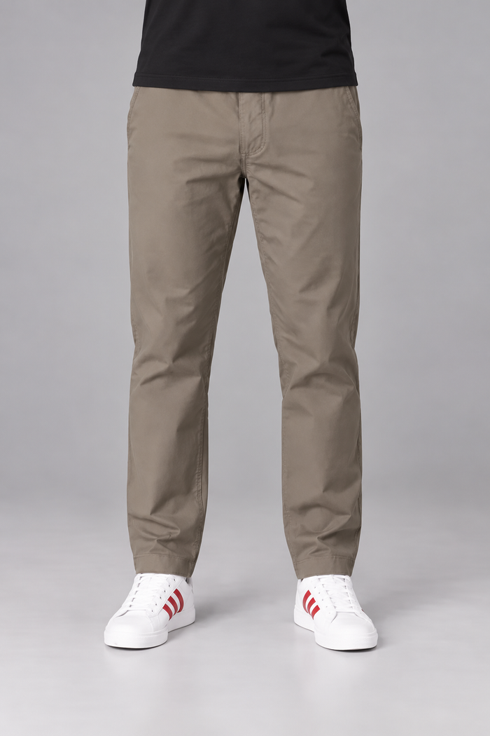 Men’s Ultra Warm Parachute Lower in Choco – Regular Fit Winter Track Pants
