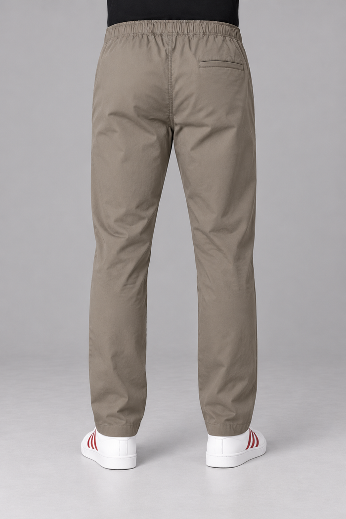 Men’s Ultra Warm Parachute Lower in Choco – Regular Fit Winter Track Pants
