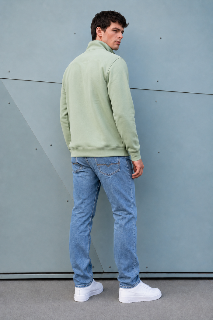 Men’s Urban Blue Denim Jeans – Regular Fit Washed Casual Jeans