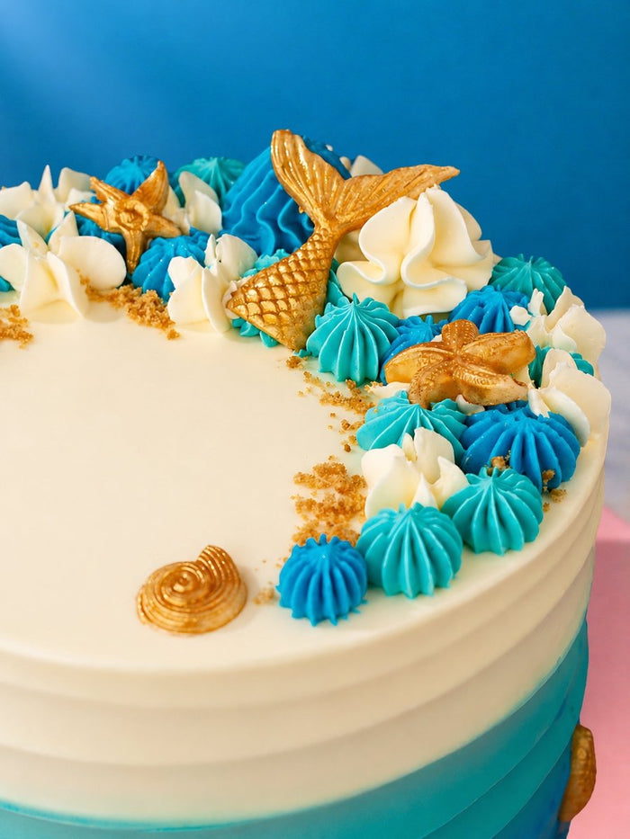 Mermaid Under The Sea Birthday Cake - Patisserie Valerie
