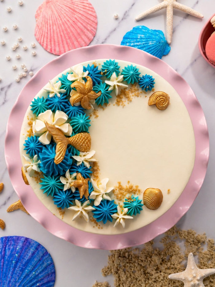 Mermaid Under The Sea Birthday Cake - Patisserie Valerie