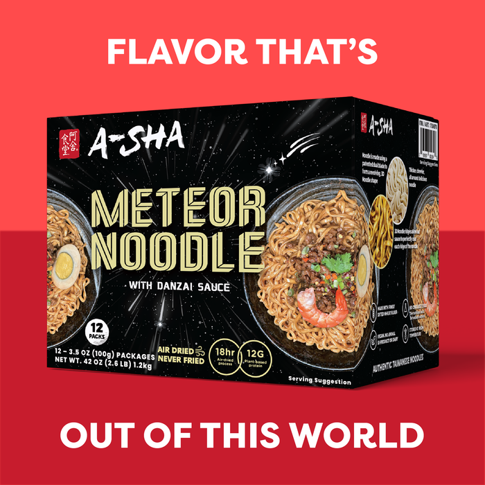A-Sha Meteor Noodles with Danzai Sauce - A Flavorful Meal in Minutes