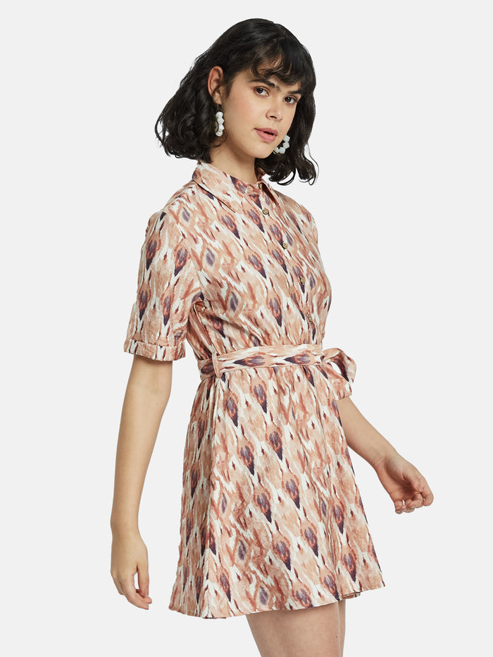 METTLE Floral Fit & Flare Dress